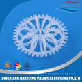 Plastic Rosette Ring used as Random Packing Tellerate Ring